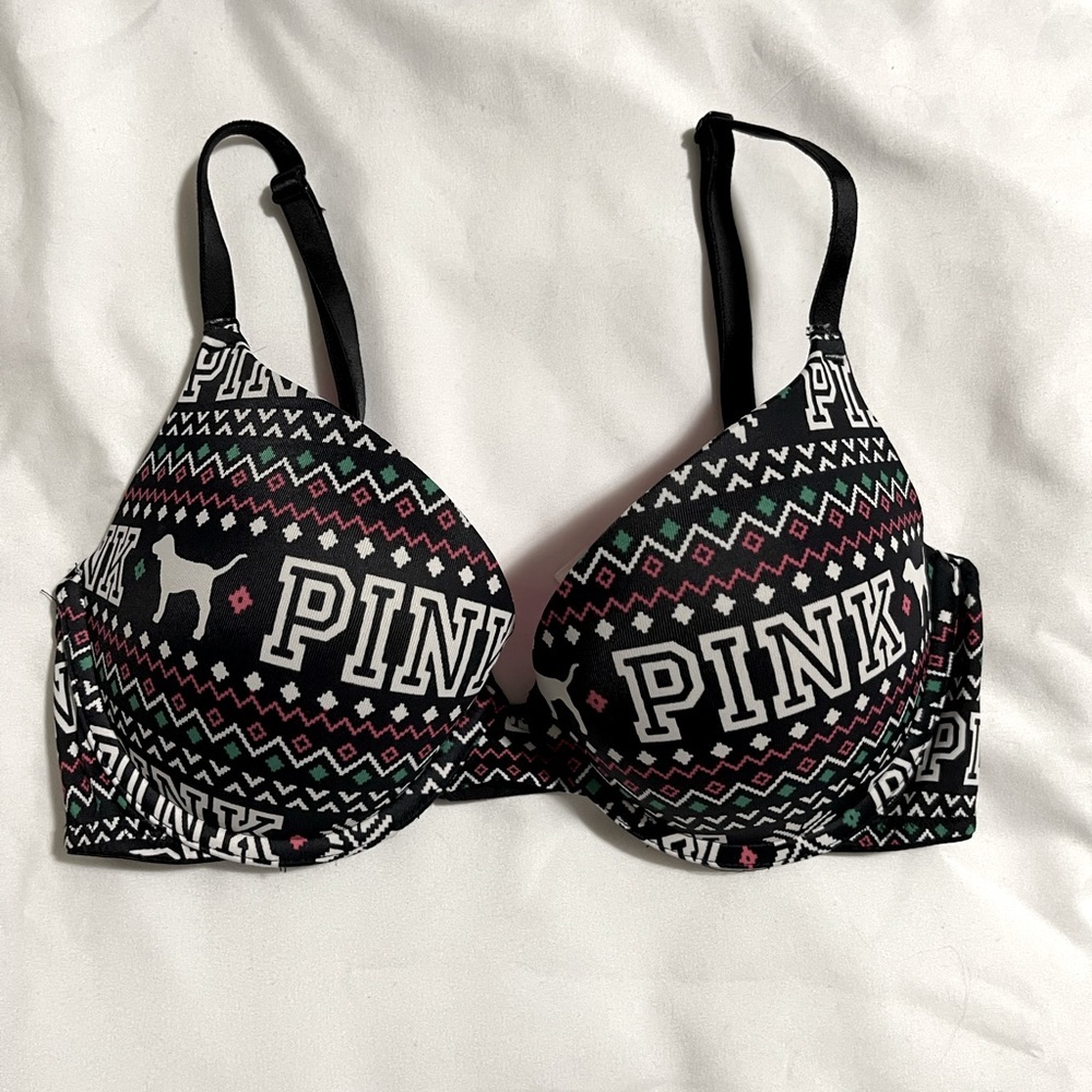Pink Victoria’s Secret bras